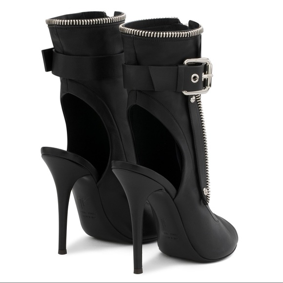 giuseppe zanotti • NEW • peeptoe biker boot - Picture 7 of 13